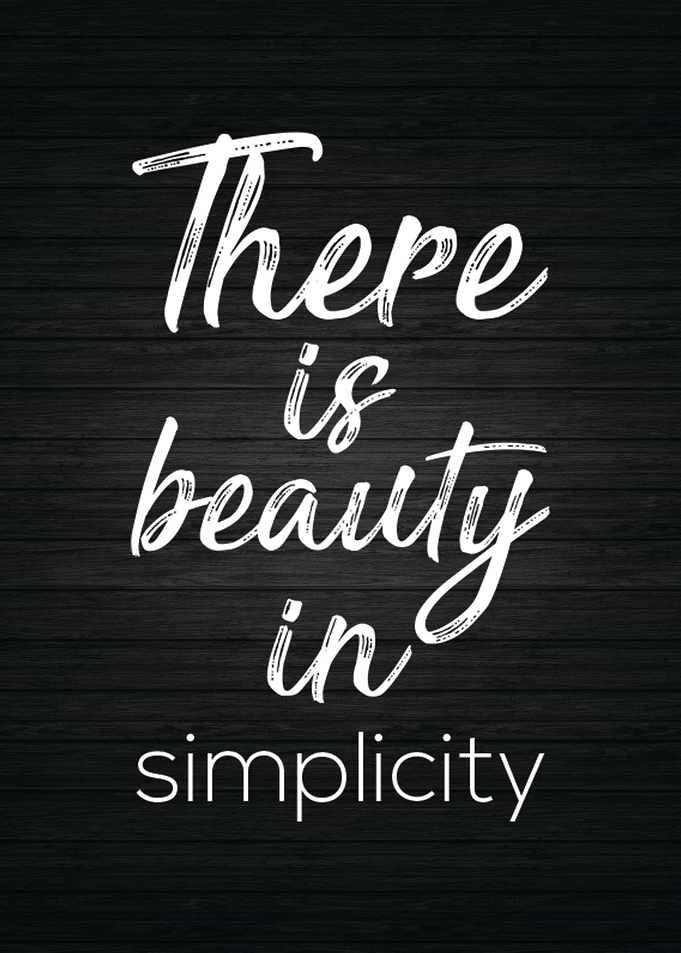 Beauty In Simplicity