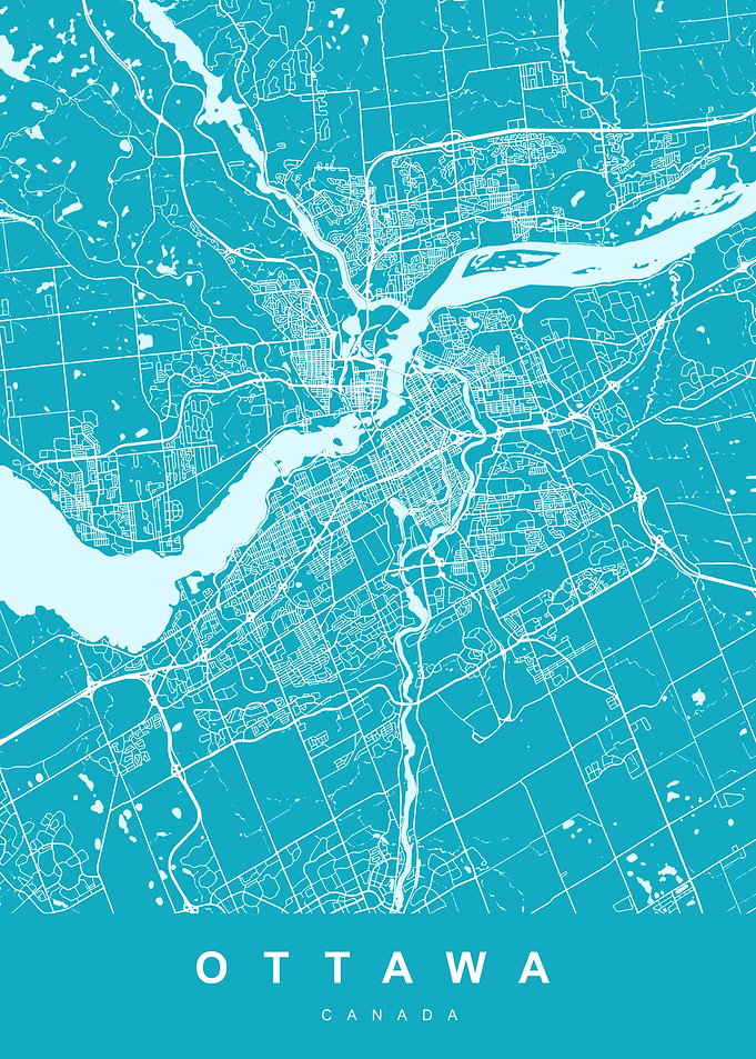 OTTAWA City Map Canada