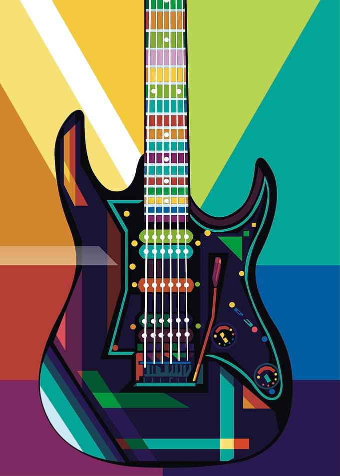 IBANEZ COLOUR POPART