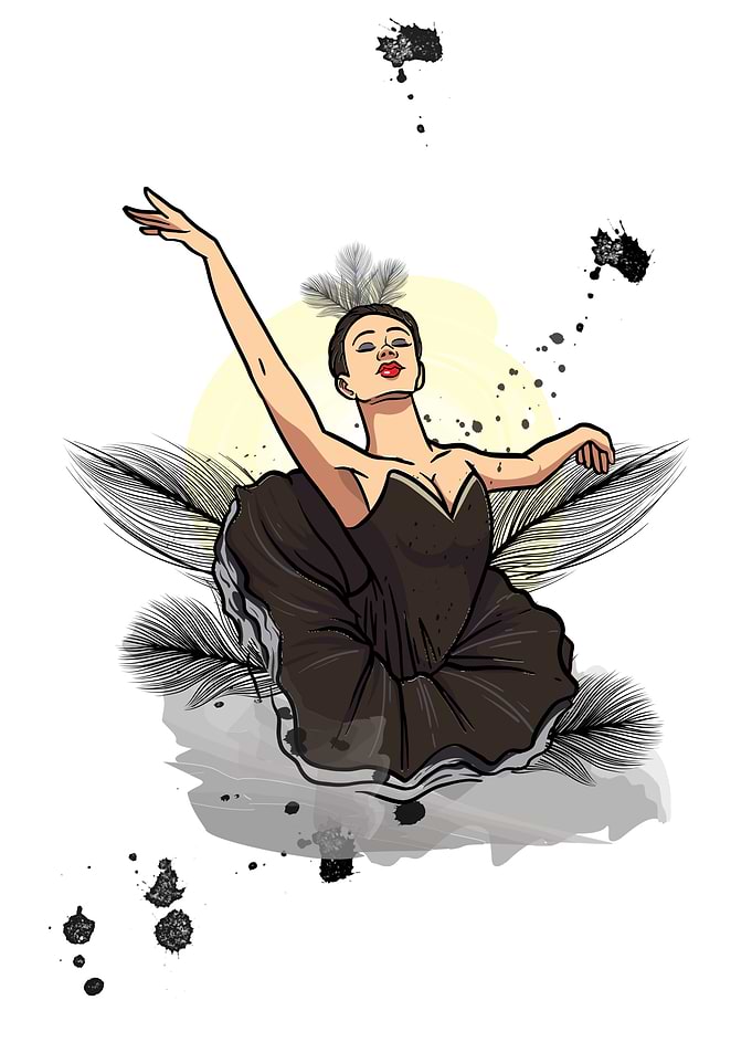 Black ballerina
