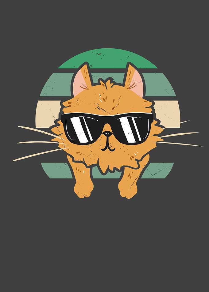 Vintage Orange Cat