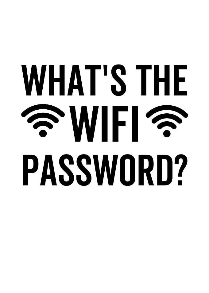 Whats The Wifi Password