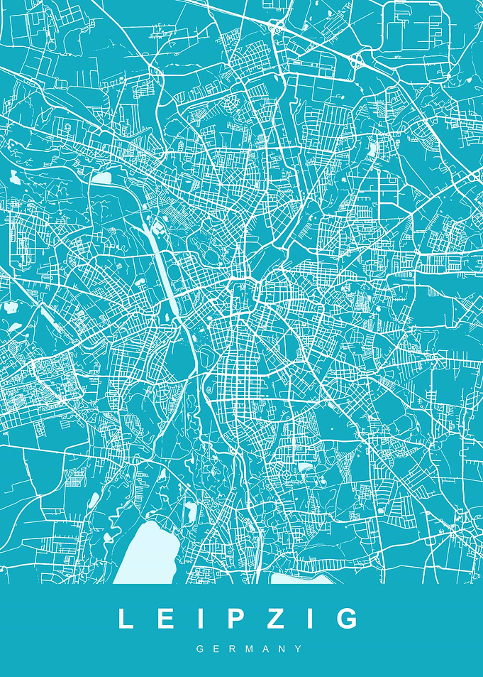 LEIPZIG City Map Germany