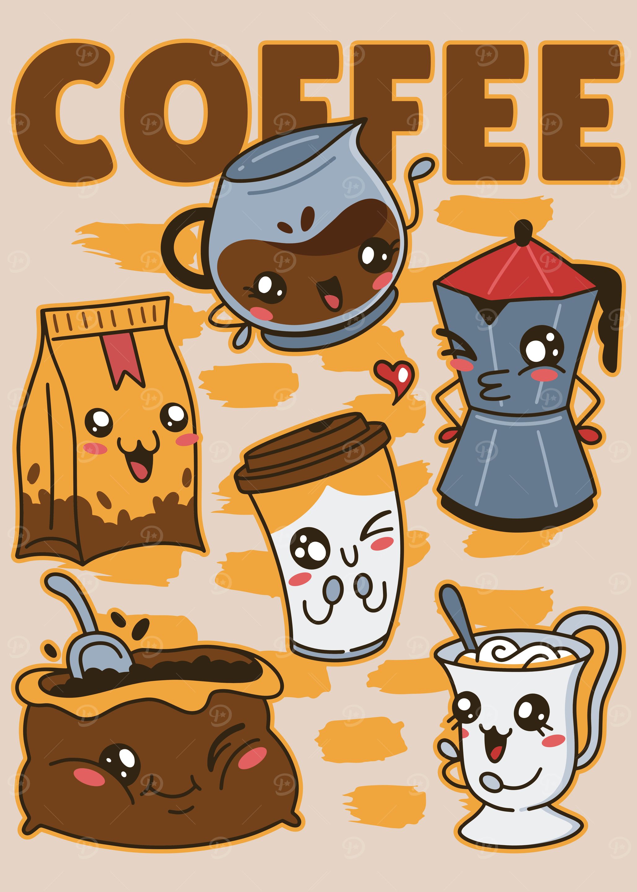 KAWAII COFFEE SET