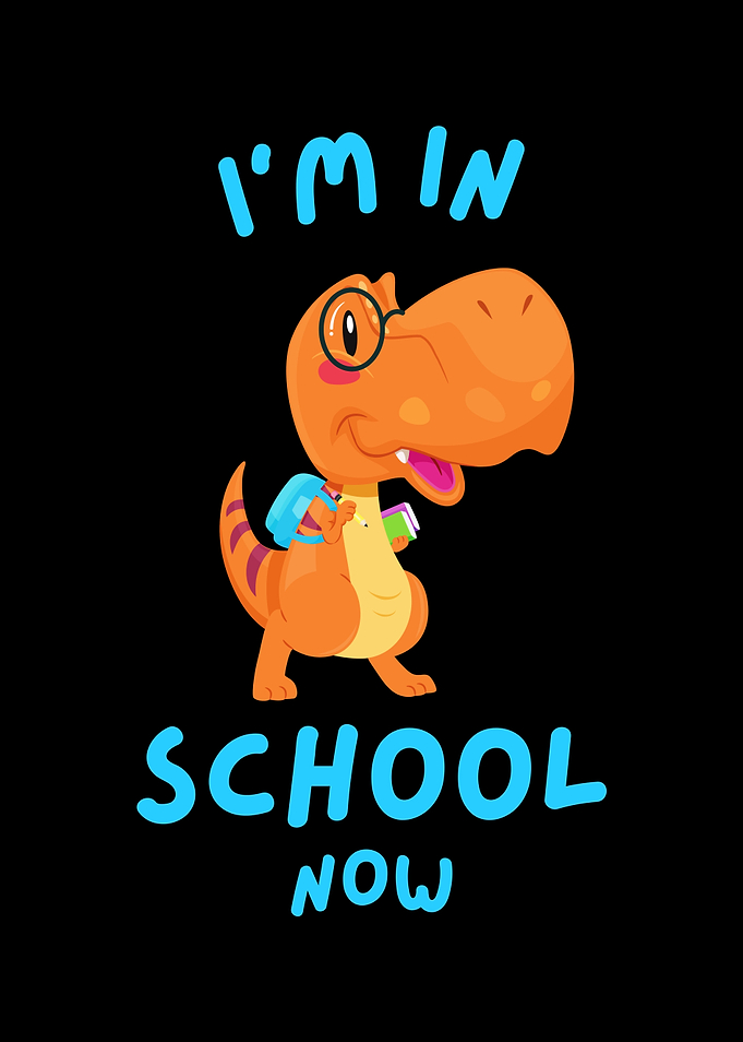 Schoolchildren Cute TRex