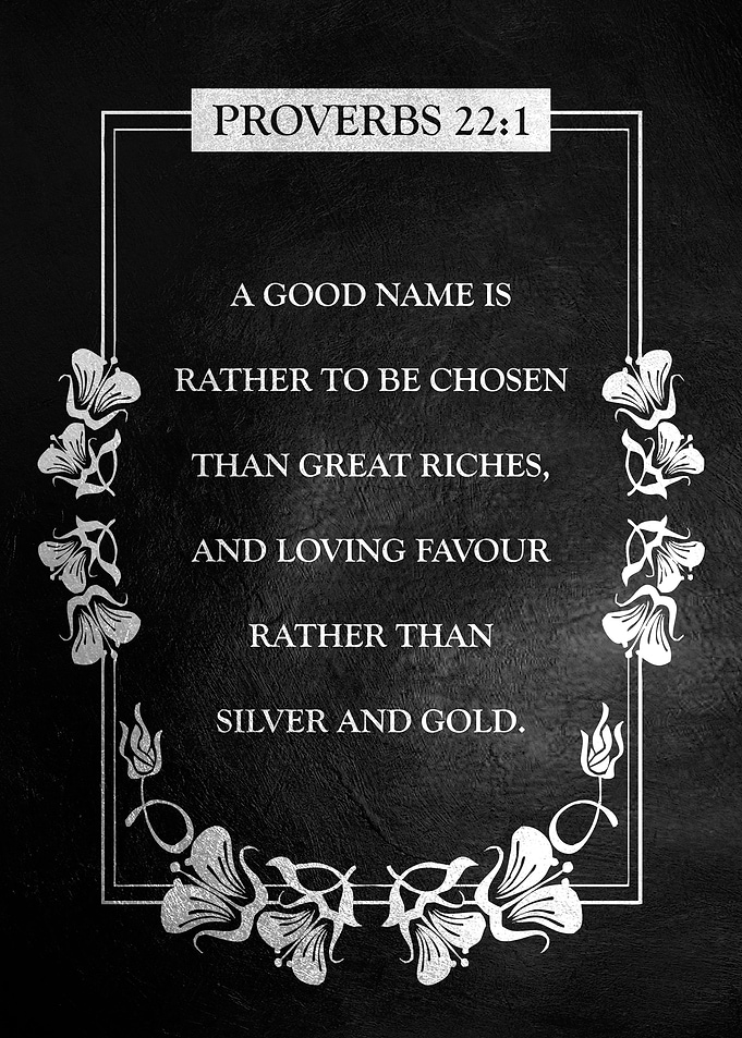Proverbs 22 1