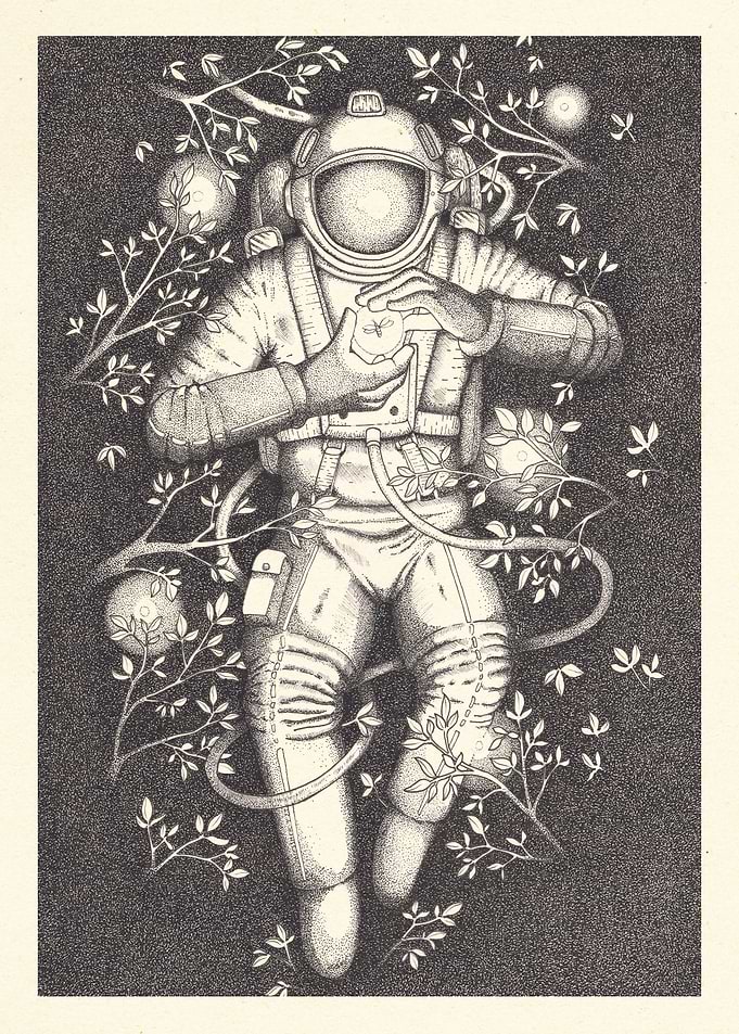 astronaute lost on a dream