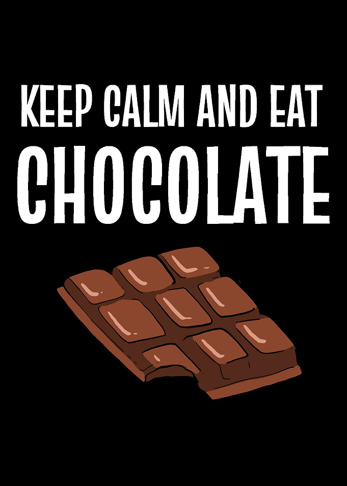 Calm and Eat Calm and Choc
