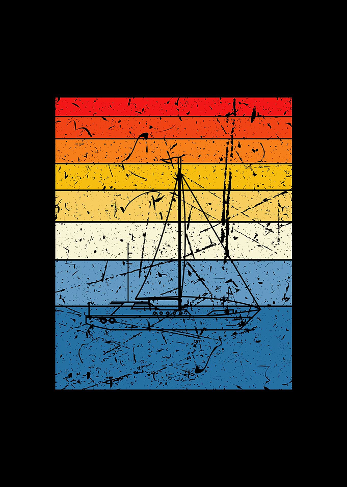 Sailing Ship Retro Vintage