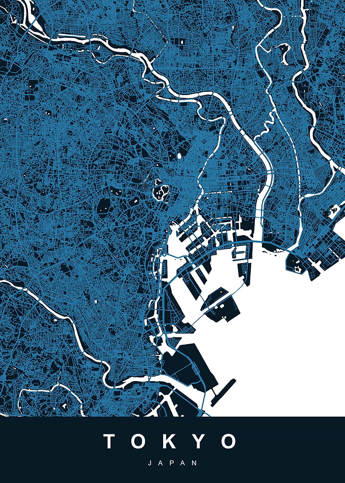 TOKYO City Map Japan