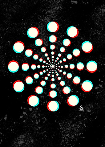 Glitch Geometric Circle