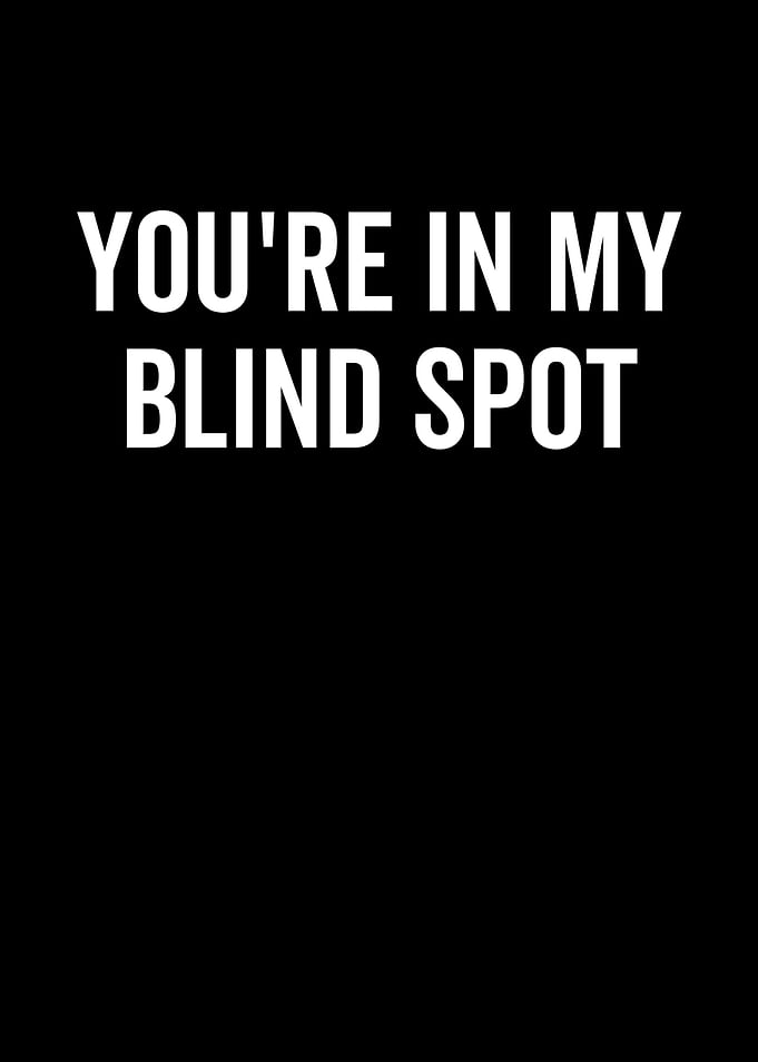 Youre In My Blind Spot