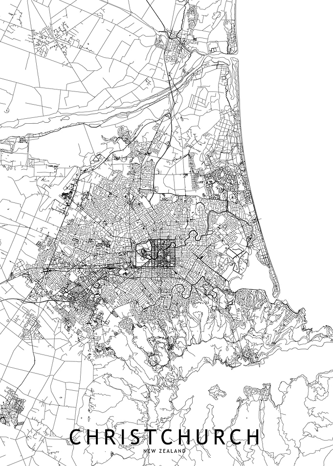 Christchurch Map