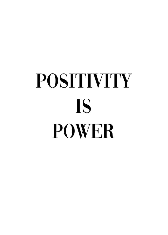 Positivity is Power