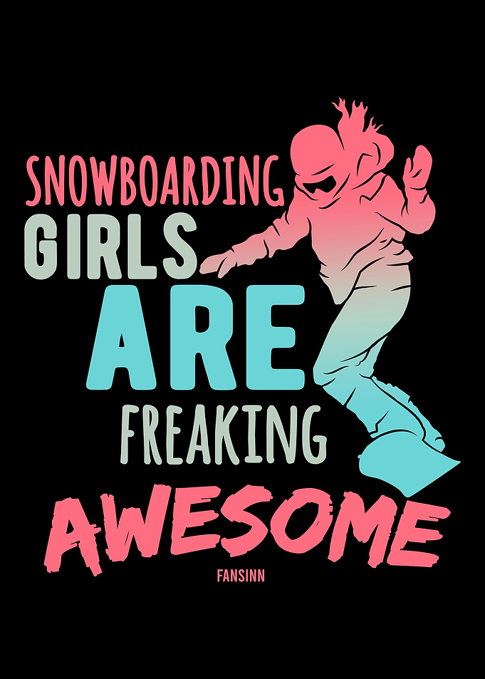 Snowboarding Girls Are Fre