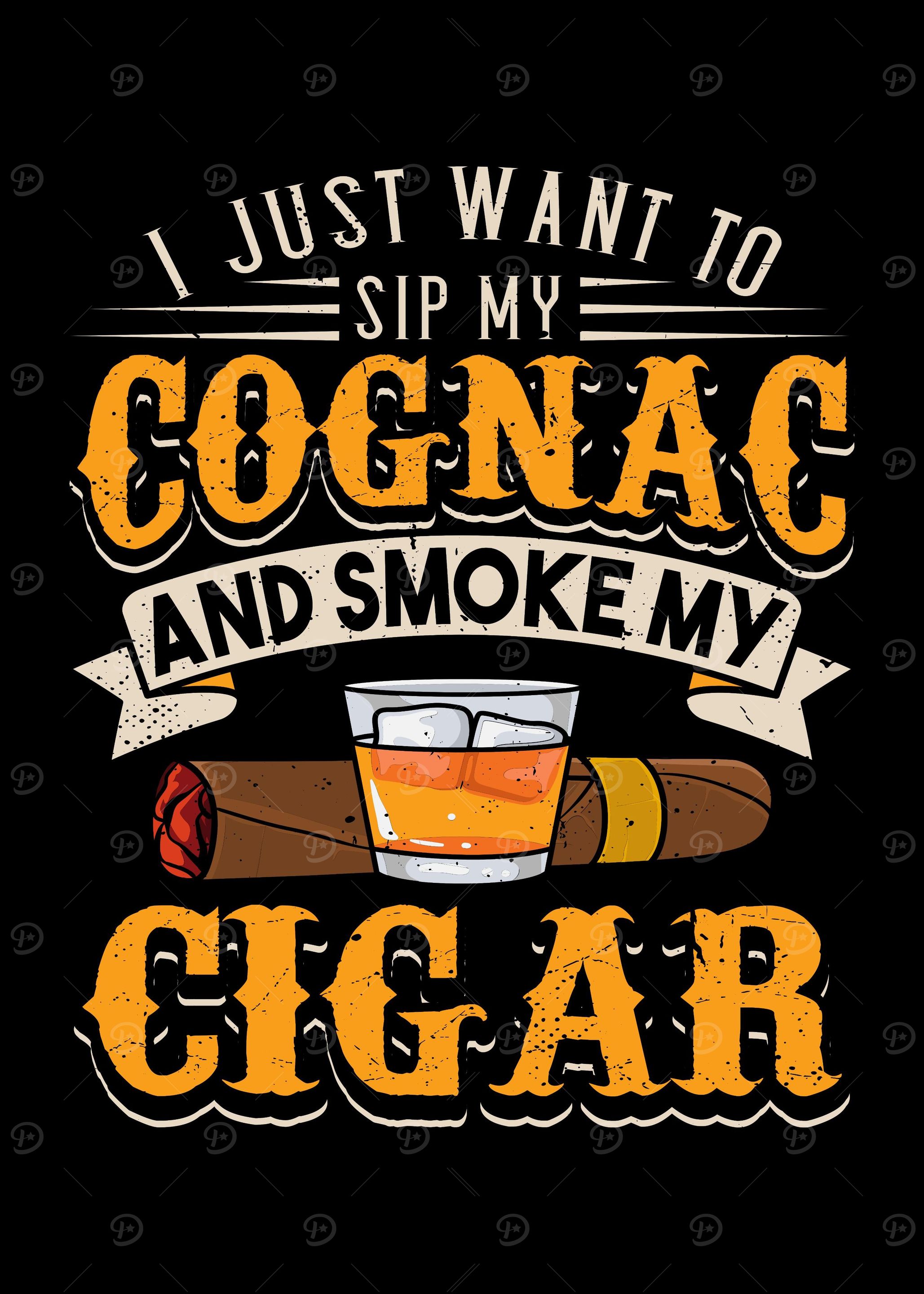 Cognac And Smoke Cigars