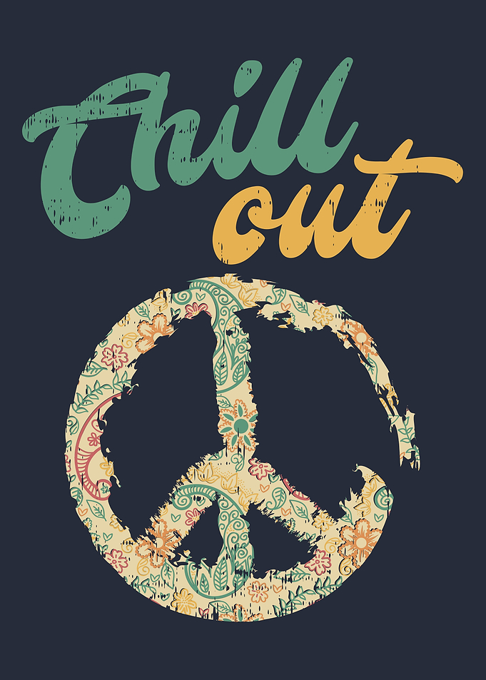 Chill Out Yoga Sign