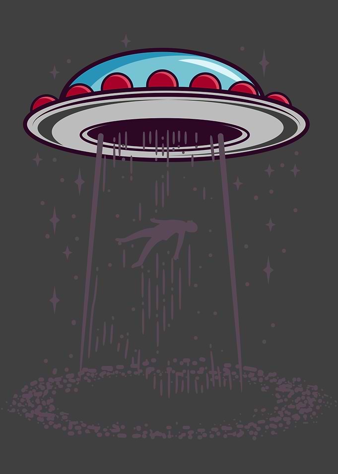 UFO BEAM UP Alien UFO