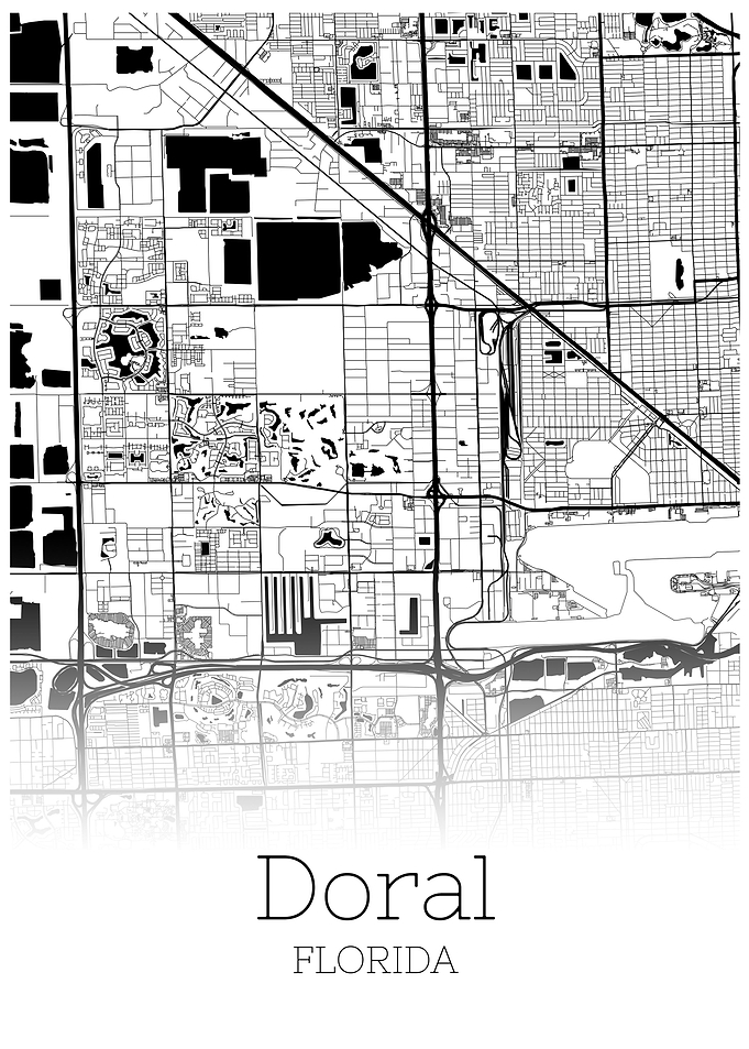 Doral Florida city map