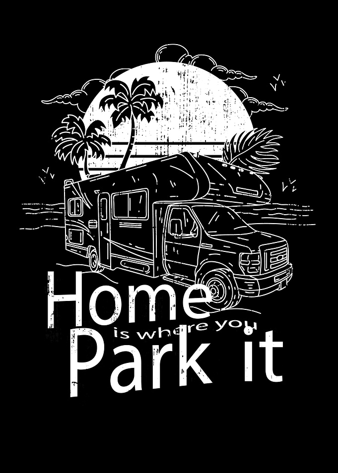 CAMPER VAN HAND DRAWN