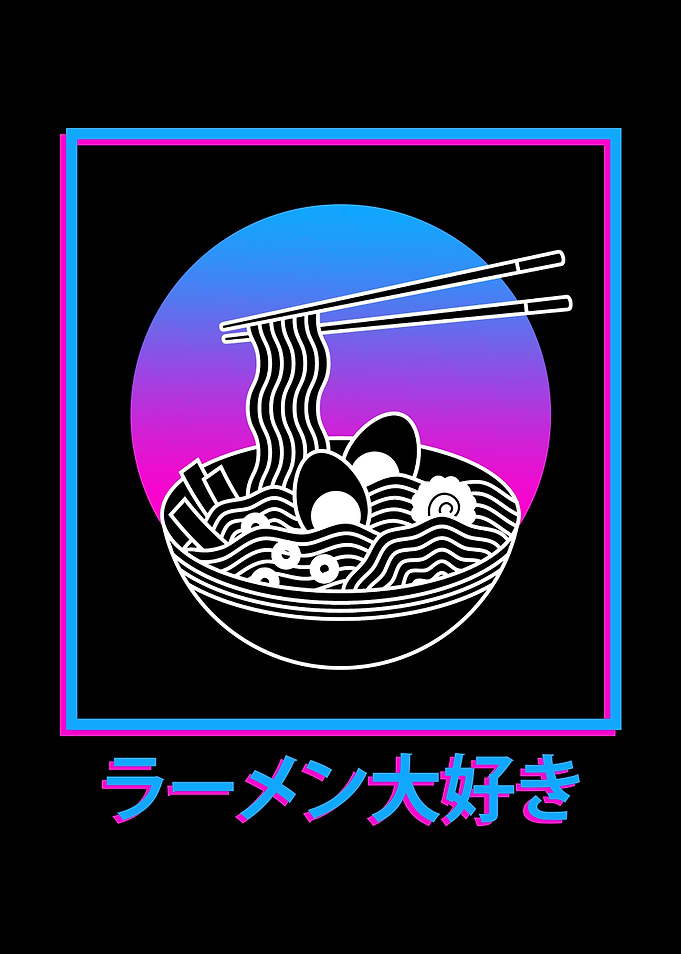 Eating Ramen Noodles Anime