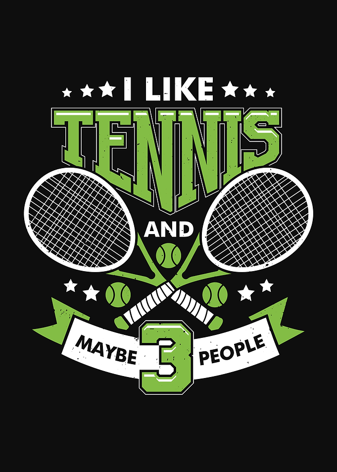Funny Tennis Design