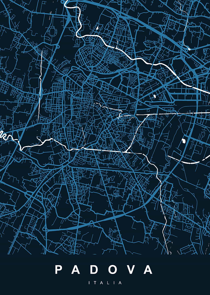 PADOVA City Map Italia