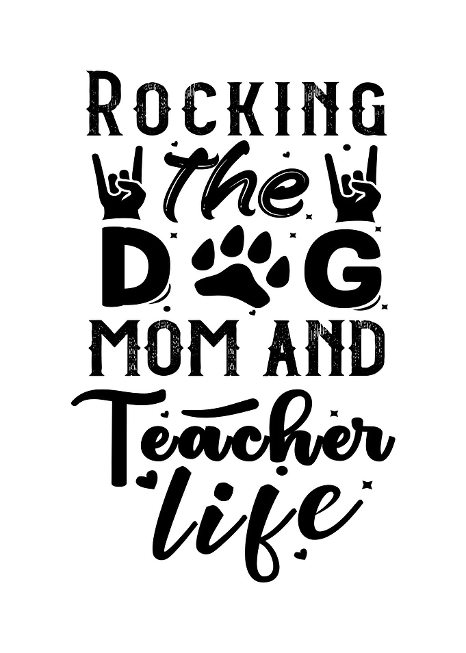 ROCKING THE DOG MOM AND