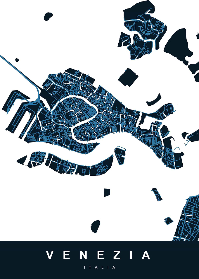 VENEZIA City Map Italia