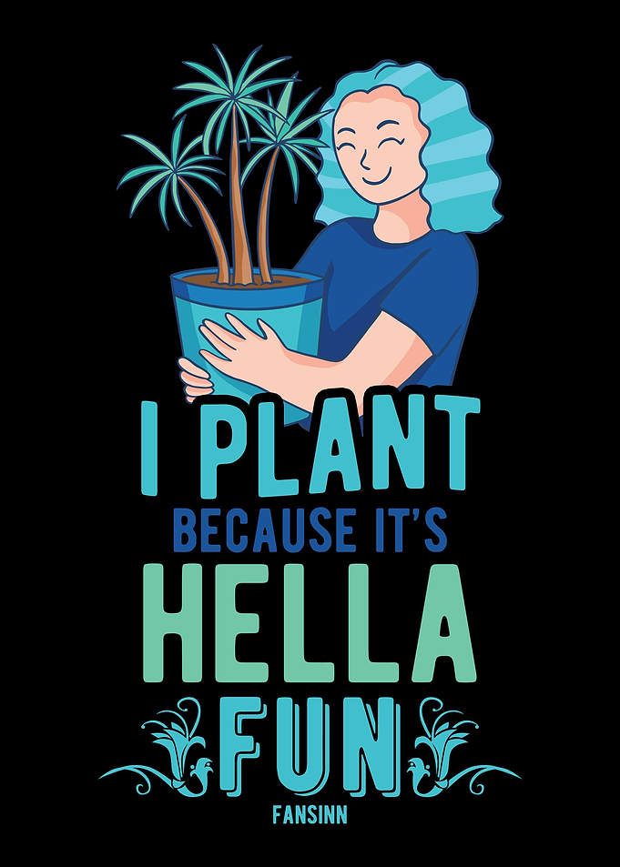 Houseplant girl hobby gard