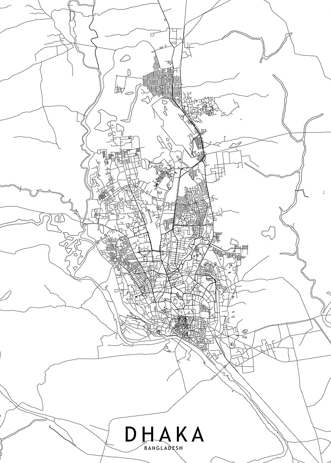 Dhaka Map