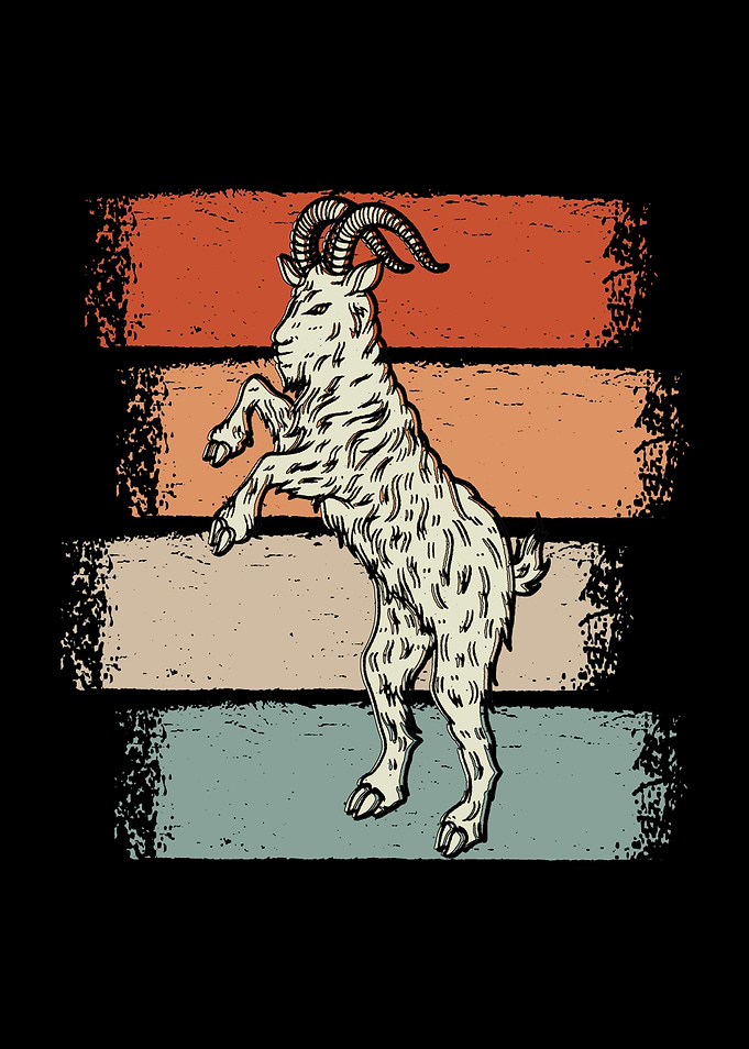 Goat Retro Vintage