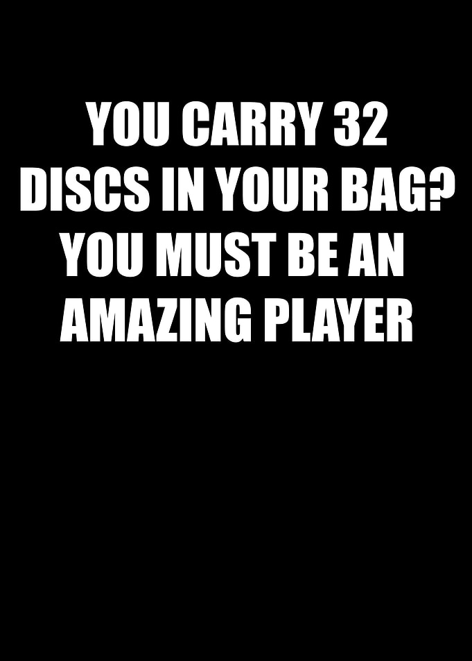 Disc Golf Funny Design For