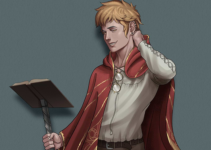 Wizard in Red