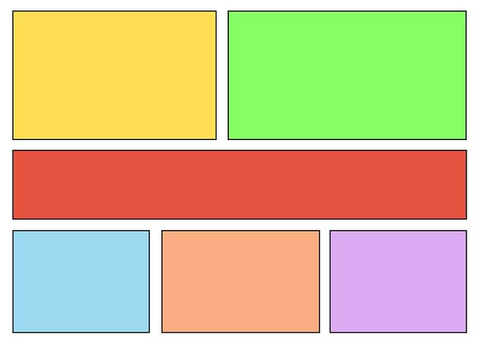 Comic book panel colorful
