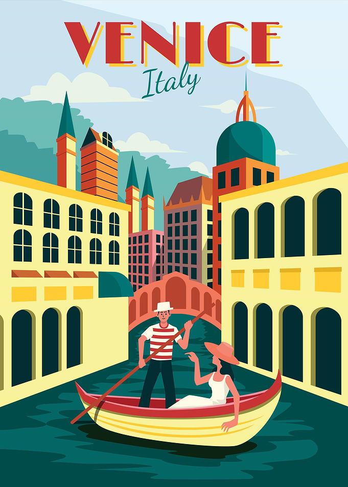 Venice Italy Gondola