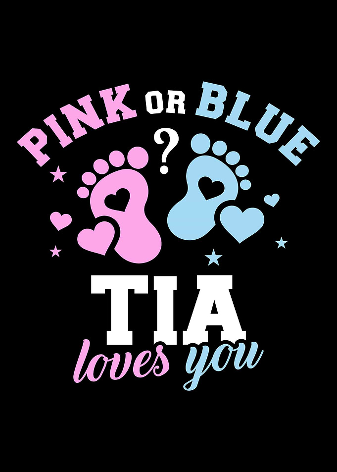 Gender reveal tia aunt