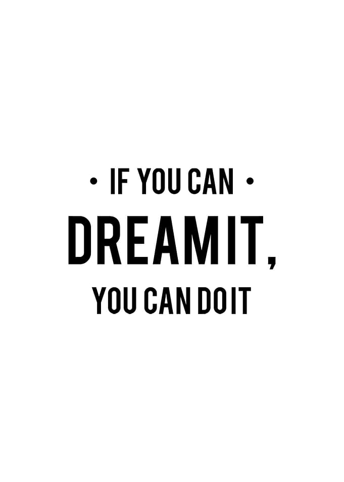 Dream Quotes Wall Art