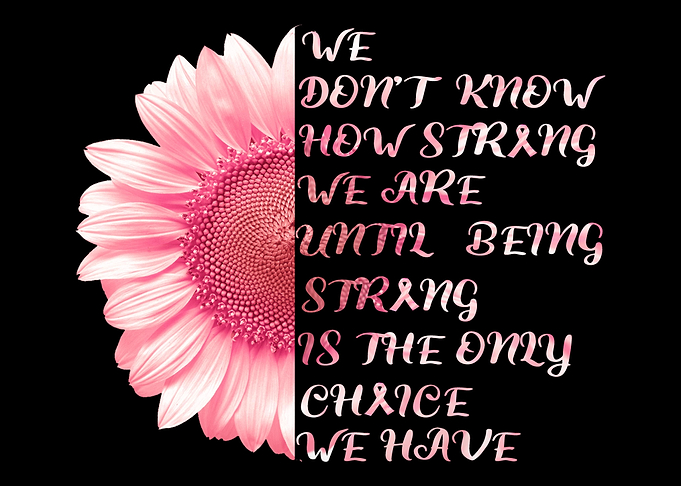 Pink Flower Breast Cancer