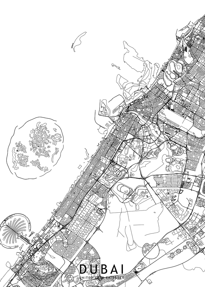 Dubai Map