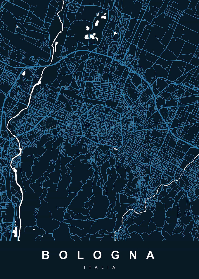 BOLOGNA City Map Italia