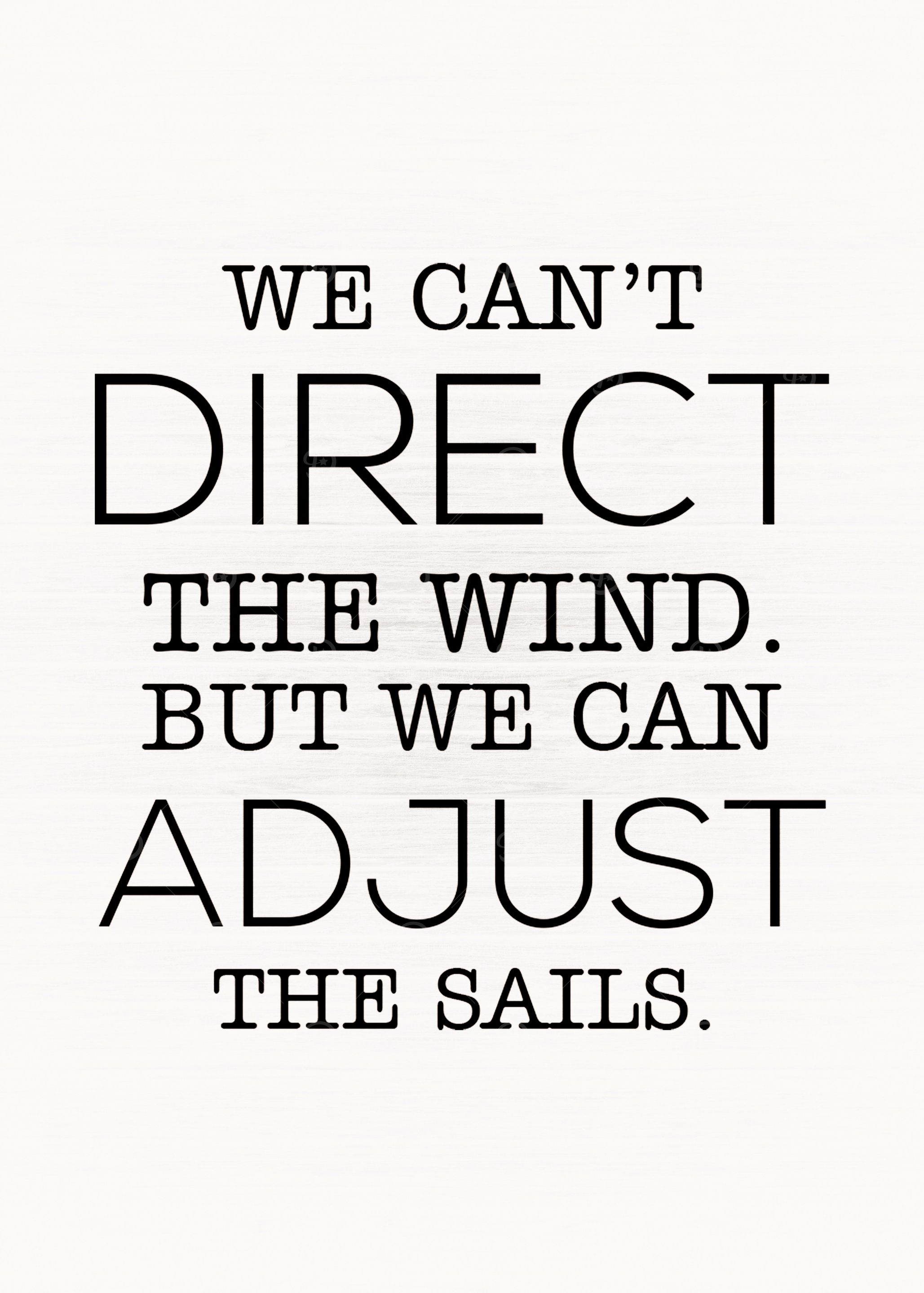 Adjust The Sails