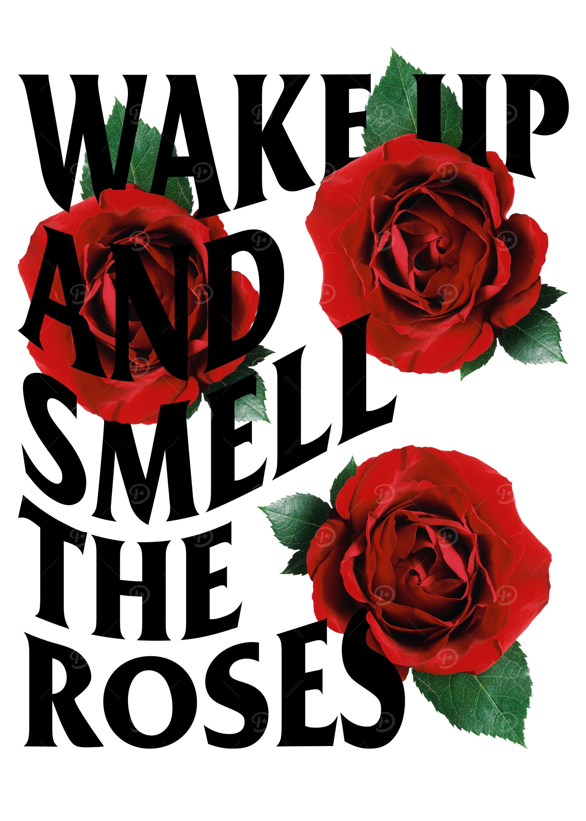 wake up and smell the rose