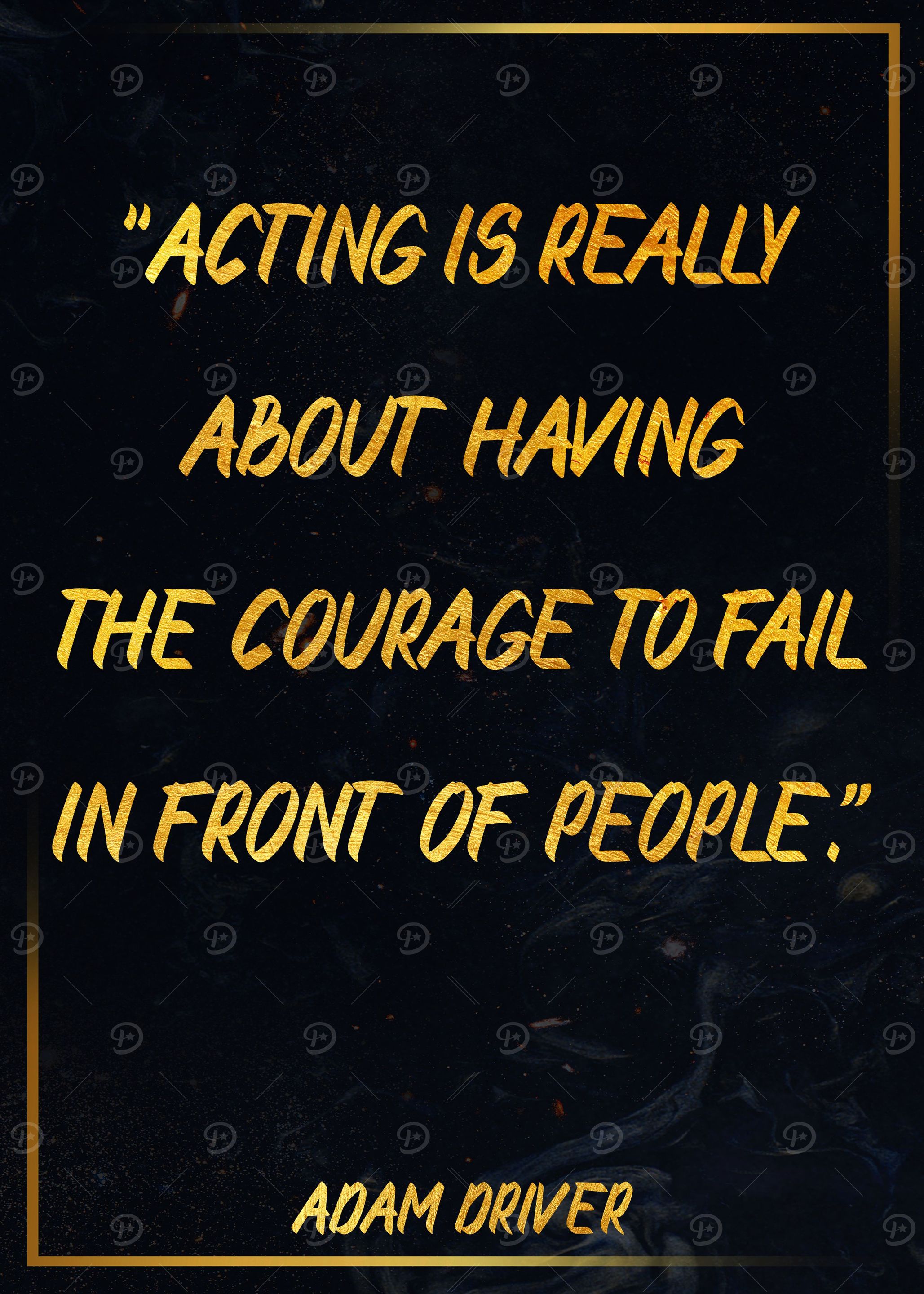 Golden Quote Adam Driver