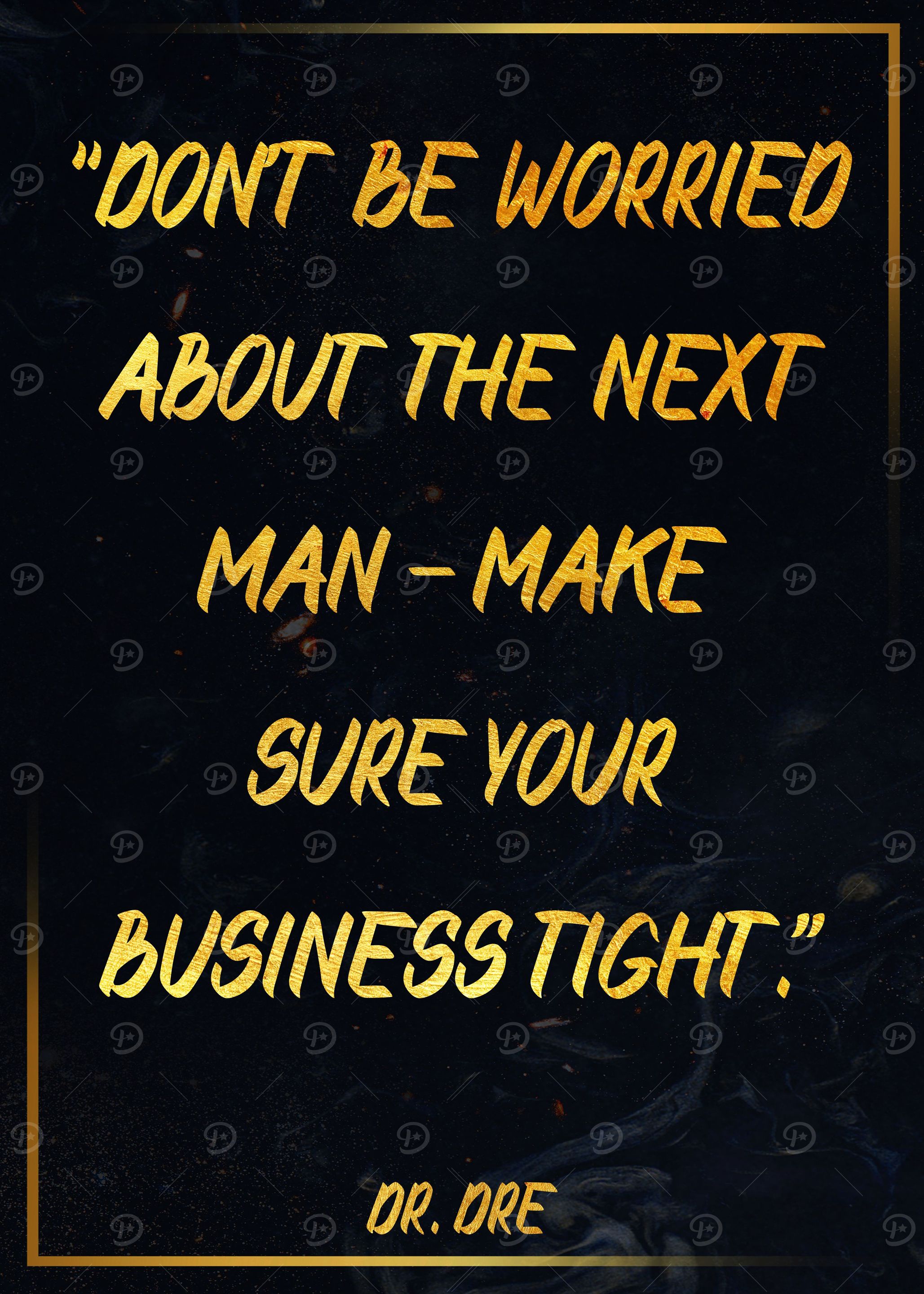 Golden Quote Dr Dre