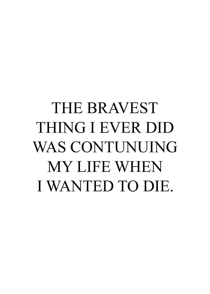 Brave Quotes Wall Posters