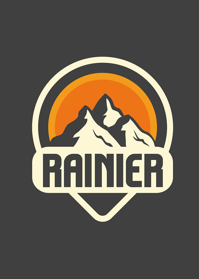 Retro Vibe Mount Rainier