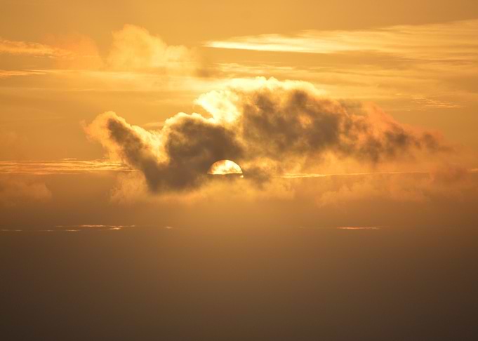 yellow cloud sun black