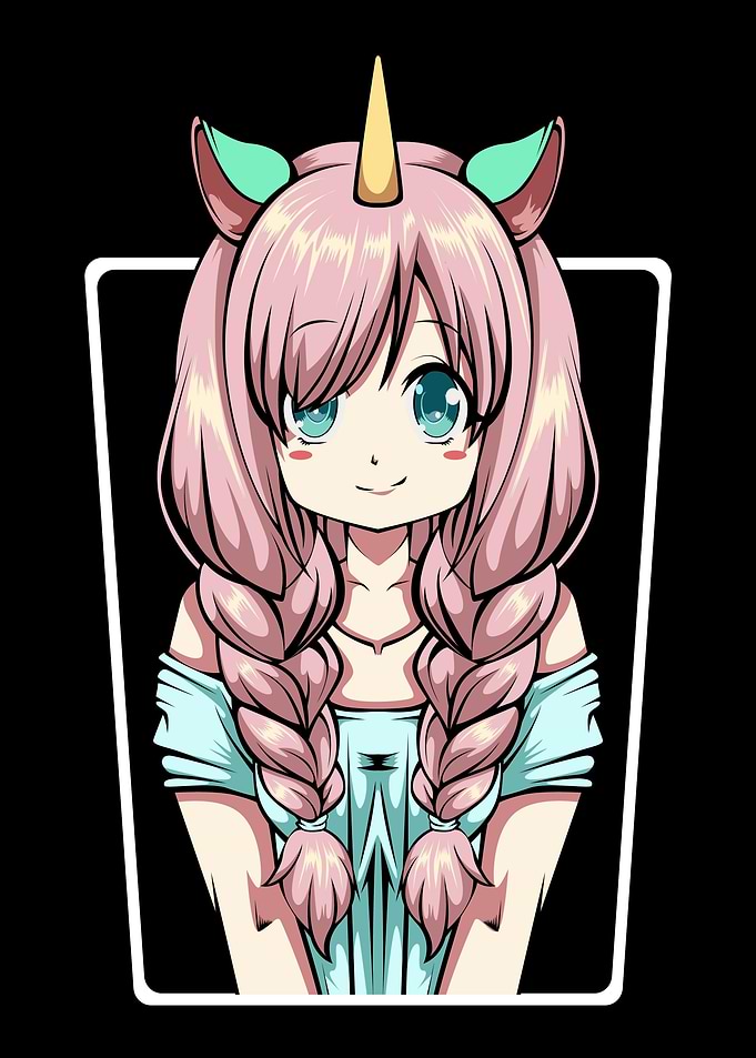 Japanese Anime Unicorn