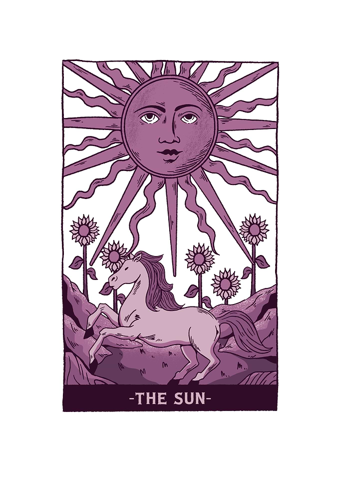 SUN TAROT CARD